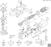 FEIN 72209113617 WPO12-27E (60 Hz, 110 V) Angle Polishers Spare Parts