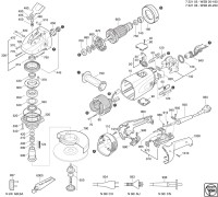 FEIN 72210530230 WSB20-180 (50 Hz, 220-230 V) Large Angle Grinders Spare Parts