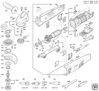FEIN 72212106240 WSG8-115 (50 Hz, 230 V) Compact Angle Grinders Spare Parts