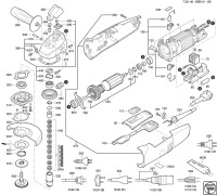 FEIN 72214012360 WSS14-125 (60 Hz, 120 V) Compact Angle Grinders Spare Parts
