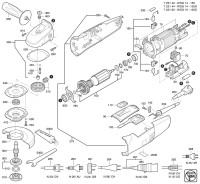 FEIN 72214412360 WSG14-125S (60 Hz, 120 V) Compact Angle Grinders Spare Parts