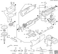 FEIN 72216630220 RS10-70E (50/60 Hz, 220/230 V) Belt Sander Spare Parts