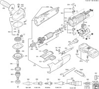 FEIN 72216700360 KS10-38E (60 Hz, 120 V) Miter Grinder Spare Parts