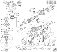 FEIN 72219200230 WSG15-150PR (50/60 Hz, 220/230 V) Compact Angle Grinders Spare Parts