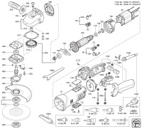 FEIN 72219430220 WSG15-70InoxR (50/60 Hz, 220/230 V) Compact Angle Grinders Spare Parts