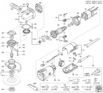 FEIN 72220106230 WSG8-115(A) (50/60 Hz, 220/230 V) Compact Angle Grinders Spare Parts