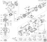 FEIN 72220506230 WSG12-125P(A) (50 Hz, 230 V) Compact Angle Grinders Spare Parts