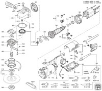 FEIN 72220708230 WSG17-125P (50/60 Hz, 220/230 V) Compact Angle Grinders Spare Parts
