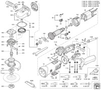 FEIN 72222100230 WSG17-150PRT (50/60 Hz, 220/230 V) Compact Angle Grinders Spare Parts