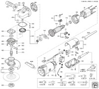 FEIN 72223024230 WSG11-125(B) (50/60 Hz, 220/230 V) Compact Angle Grinders Spare Parts