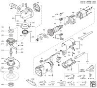 FEIN 72223400230 WSG8-115(C) (50/60 Hz, 220/230 V) Compact Angle Grinders Spare Parts