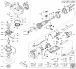 FEIN 72223630220 WSG12-125P(C) (50 Hz, 220 V) Compact Angle Grinders Spare Parts