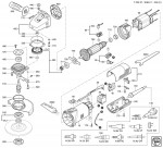 FEIN 72223700230 WSG11-125(C) (50/60 Hz, 220/230 V) Compact Angle Grinders Spare Parts