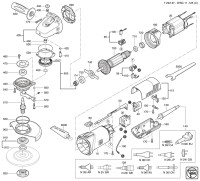 FEIN 72223700230 WSG11-125(C) (50/60 Hz, 220/230 V) Compact Angle Grinders Spare Parts
