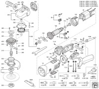 FEIN 72225200230 WSG17-150PR(C) (50/60 Hz, 220/230 V) Compact Angle Grinders Spare Parts