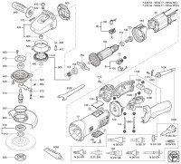 FEIN 72225430220 WSG17-70InoxR(C) (50 Hz, 220 V) Compact Angle Grinders Spare Parts