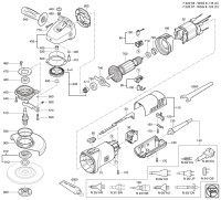 FEIN 72225630220 WSG8-115(C) (50 Hz, 220 V) Compact Angle Grinders Spare Parts