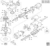 FEIN 72226439360 CG13-125PDE (60 Hz, 120 V) Compact Angle Grinders Spare Parts