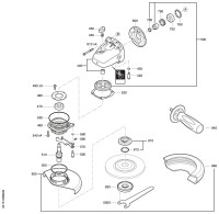 FEIN 72227830230 CG15-150BL (50 Hz, 220 V) Compact Angle Grinders Spare Parts