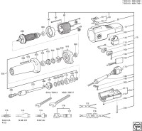 FEIN 72230399043 MSh736-1 (50 Hz, 42 V) Straight Grinder Spare Parts