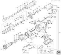 FEIN 72232008230 GSZ8-90PEL (50/60 Hz, 220/230 V) Straight Grinder Spare Parts