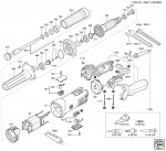 FEIN 72232309360 GSZ11-90PERL (50/60 Hz, 120 V) Straight Grinder Spare Parts