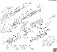 FEIN 72240400230 MShy649-1 (50/60 Hz, 220/230 V) Straight Grinder Spare Parts