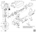 FEIN 72250400230 CG7-125 (50/60 Hz, 220/230 V) Compact Angle Grinders Spare Parts