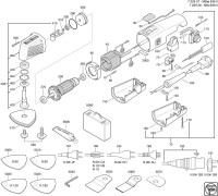 FEIN 72292708230 MSxe636II (50 Hz, 230 V) Mm500 Spare Parts