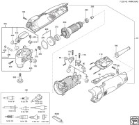 FEIN 72294224110 FMM350Q (50/60 Hz, 110/120 V) Mm500 Spare Parts