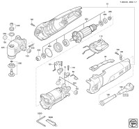 FEIN 72296300230 BSC 1.7 (50/60 Hz, 220/230 V) Mm700 Spare Parts