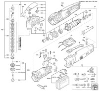FEIN 72297030220 MM700-1.7Q (50-60 Hz, 220-230 V) Mm700 Spare Parts