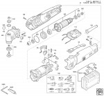 FEIN 72297109360 MM700-1.7 (60 Hz, 120 V) Mm700 Spare Parts