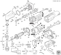 FEIN 72323808230 BLK1.6E (50-60 Hz, 220-230 V) Nibblers Spare Parts