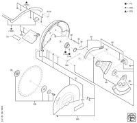 FEIN 72365400230 MKAS 355 (50-60 Hz, 220-240 V) Chop Saw Spare Parts