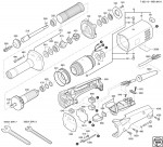 FEIN 78231909260 MSh843-1 (300 Hz, 200 V) Die Grinders Spare Parts