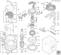 FEIN 92023223010 FEIN Dustex40_ (50 Hz, 220-230 V) Vacuum Cleaner / Water Vac Spare Parts