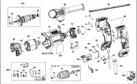 DEWALT D25033 ROTARY HAMMER (TYPE 1) Spare Parts
