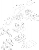 Altrad Belle PC Compactor Plate Spare Parts - Main Assembly