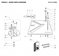 Trend SJ/A Stair Jig A Spare Parts