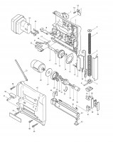 Makita T1022D Cordless Stapler Spare Parts