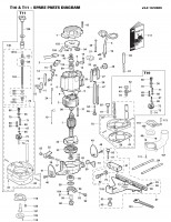 Trend T11EK 230v 1/2\" Collet Router Spare Parts
