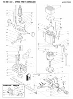 Trend T5ELK 110v 1/4\" Variable Speed Router Spare Parts