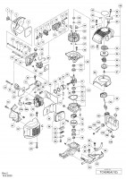 Hikoki Tch24Ea Engine Hedge Trimmer Tch 24Ea Spare Parts