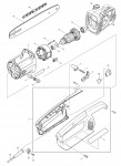 Makita UC3500A 110 / 240 Volt Electric Chain Saw Spare Parts