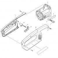 Makita UC3501A 110 / 240 Volt Electric Chain Saw Spare Parts