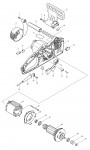Makita UC3520A 110 / 240 Volt Electric Chainsaw Spare Parts