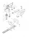 Makita UH301D Cordless Hedge Trimmer 300MM Spare Parts