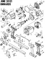 Makita UT1401 Power Mixer Spare Parts