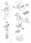 Makita VC002GL Cordless Vacuum Cleaner Spare Parts